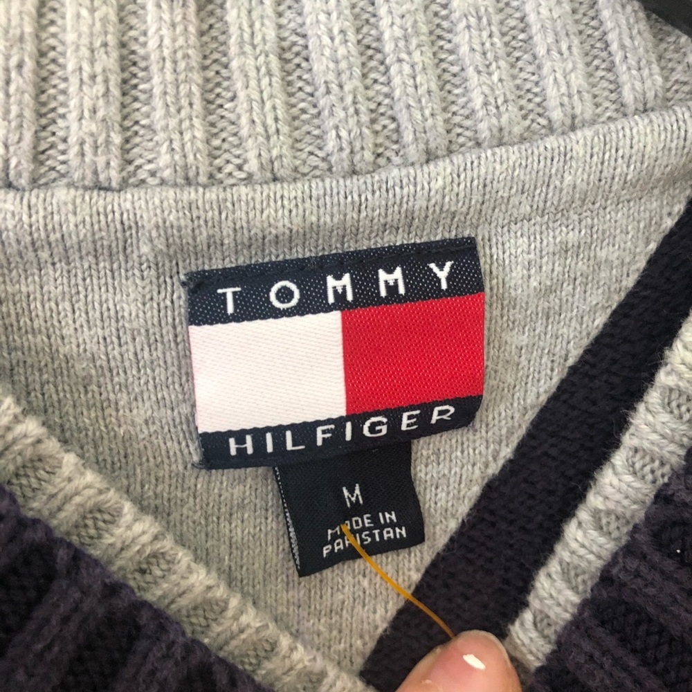 navy sweater